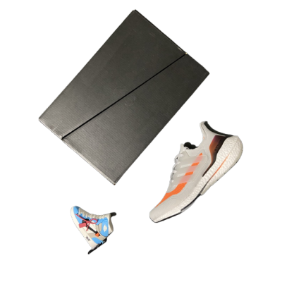 Adidas Ultra Boost 21 Dash Grey Screaming Orange FY0375