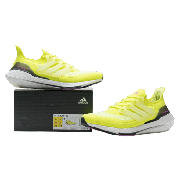 Adidas Ultra Boost 21 Solar Yellow Pink FY0373