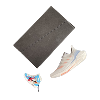 Adidas Ultra Boost 21 White Glow Pink  FY0396