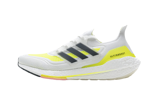 Adidas Ultra Boost 21 White Solar Yellow FY0377