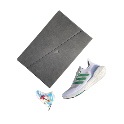 Adidas Ultra Boost 21 White Sub Green FZ2326