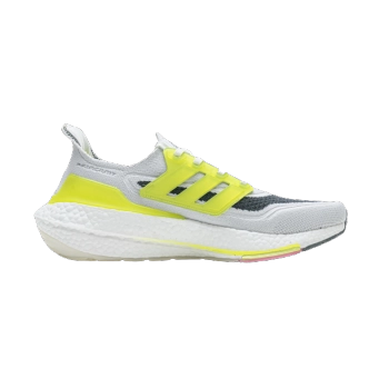 Adidas Ultra Boost 21 White Volt FY1214