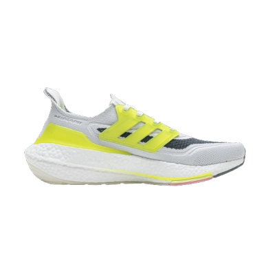 Adidas Ultra Boost 21 White Volt FY1214