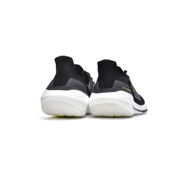 Adidas Ultra Boost 21 Black Solar FY0374