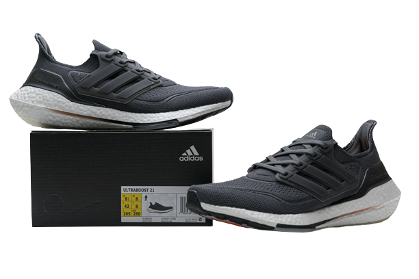 Adidas Ultra Boost 21 Grey Screaming Orange FY0372