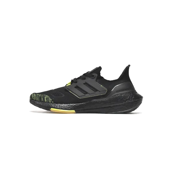 Adidas Ultra Boost 22 Black Solar Yellow GX5915
