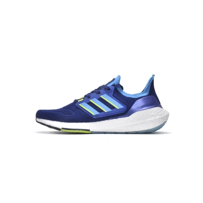Adidas Ultra Boost 22 Legacy Indigo Sky Solar Yellow GX9333