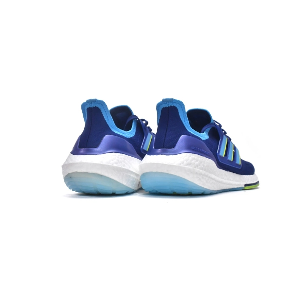 Adidas Ultra Boost 22 Legacy Indigo Sky Solar Yellow GX9333