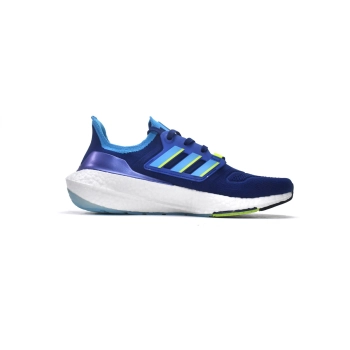Adidas Ultra Boost 22 Legacy Indigo Sky Solar Yellow GX9333