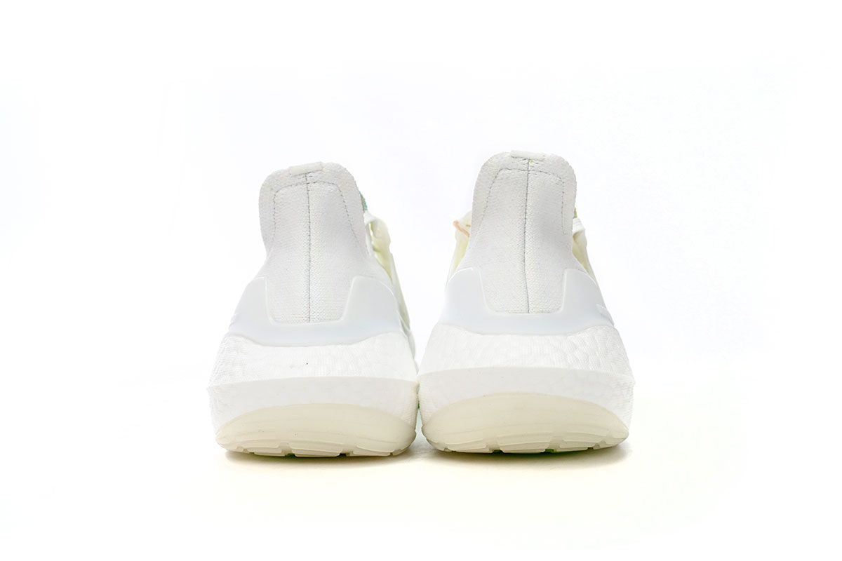 Adidas Ultra Boost 22 White Bliss Blue Solar Green GX5913