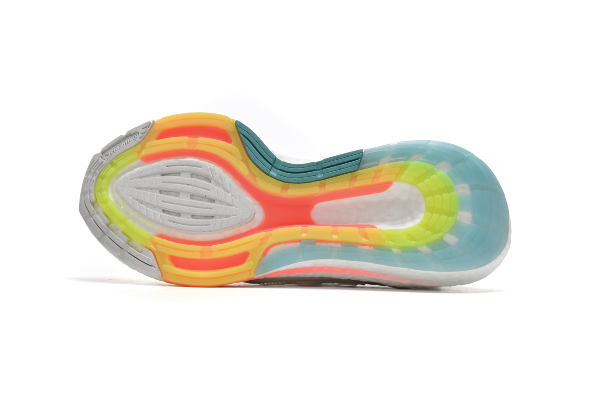 Adidas Ultra Boost 22 White Tint Turbo Mint Rush GX8015