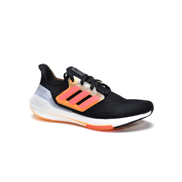 Adidas Ultra Boost 22 Black Turbo Flash Orange GX5464