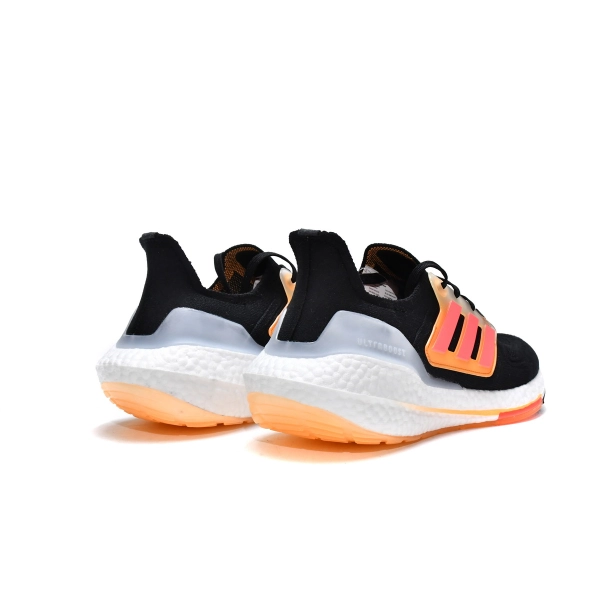 Adidas Ultra Boost 22 Black Turbo Flash Orange GX5464