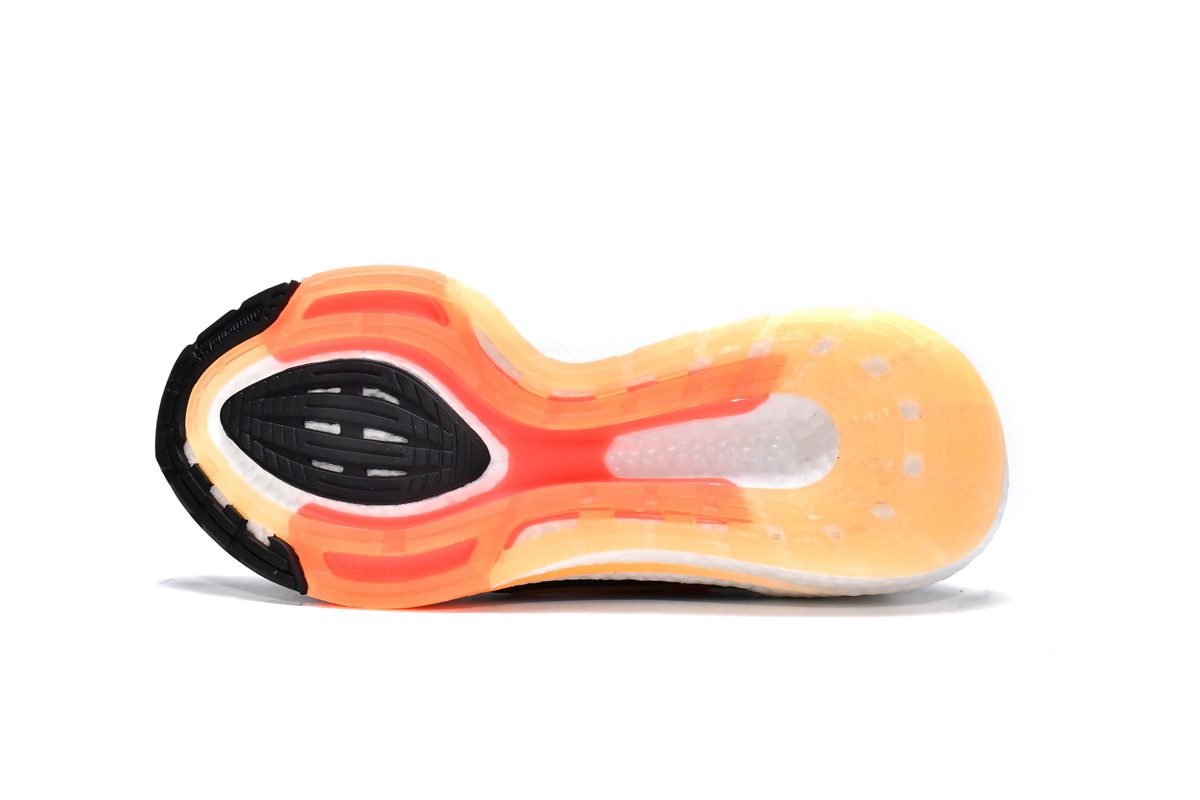 Adidas Ultra Boost 22 Black Turbo Flash Orange GX5464