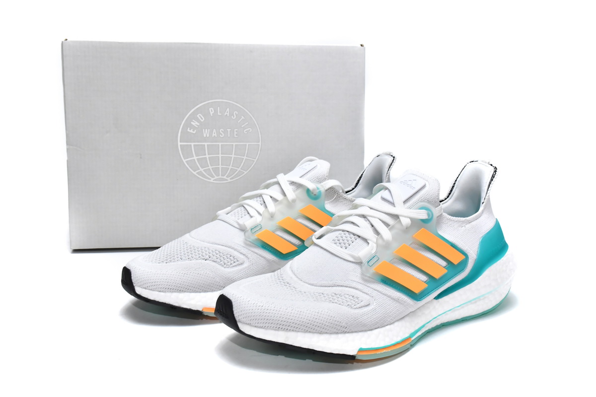 Adidas Ultra Boost 22 Flash Orange Mint Rush GX5463