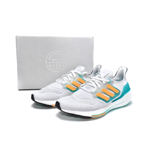 Adidas Ultra Boost 22 Flash Orange Mint Rush GX5463