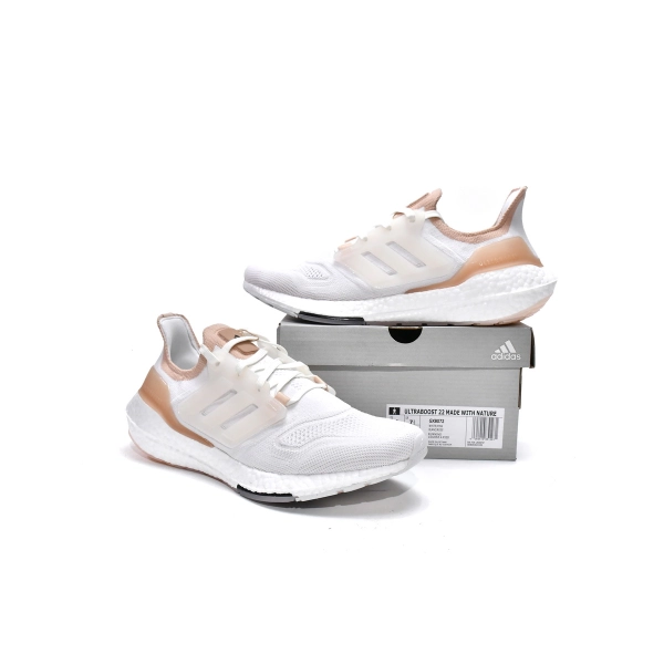 Adidas Ultra Boost 22 Made With Nature White Beige GX8072