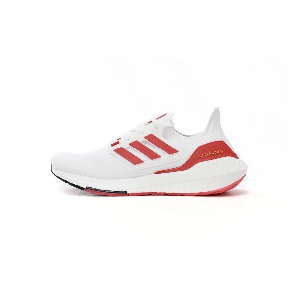 Adidas Ultra Boost 22 White Vivid Red HP2485