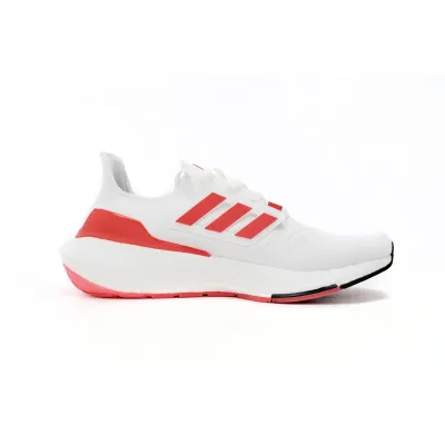 Adidas Ultra Boost 22 White Vivid Red HP2485