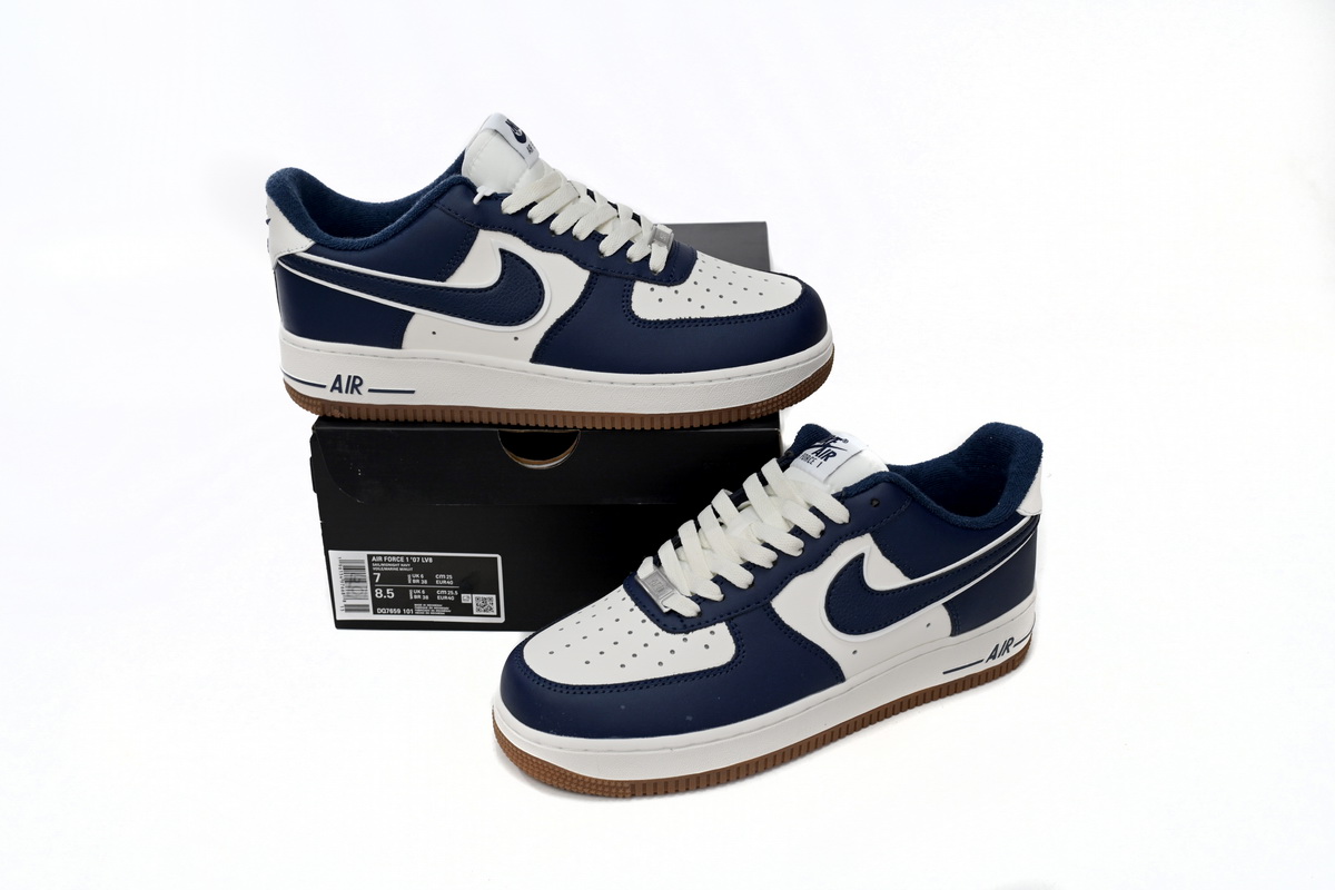 Nike Air Force 1 Low College Pack Midnight Navy DQ7659-101 