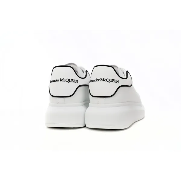 Alexander McQueen Oversized White Black Trim 625156WHXMT9074
