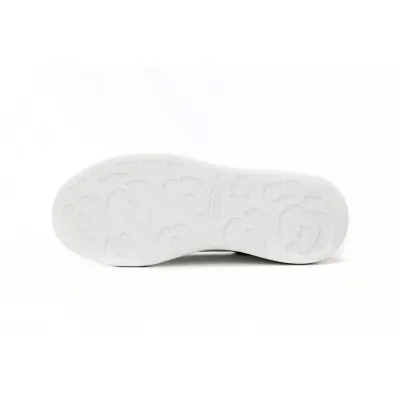 Alexander McQueen Oversized White Light Grey Croc 625162WHZ4K9419