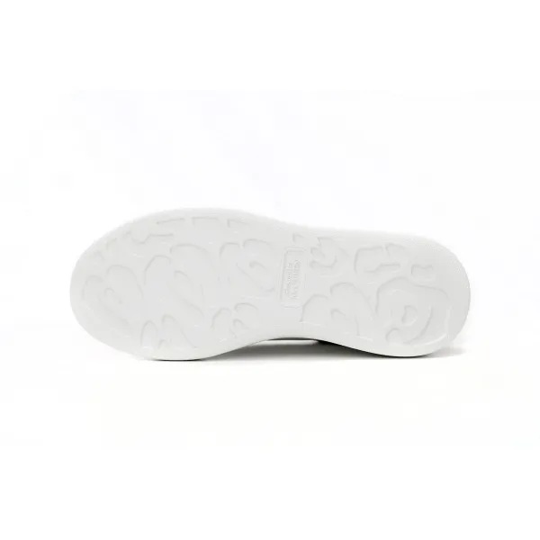 Alexander McQueen Oversized White Light Grey Croc 625162WHZ4K9419