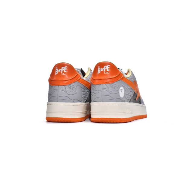 A Bathing Ape Bape Sta Low Grey Orange 001FWH701002_ORG_A / 1H70-291-002