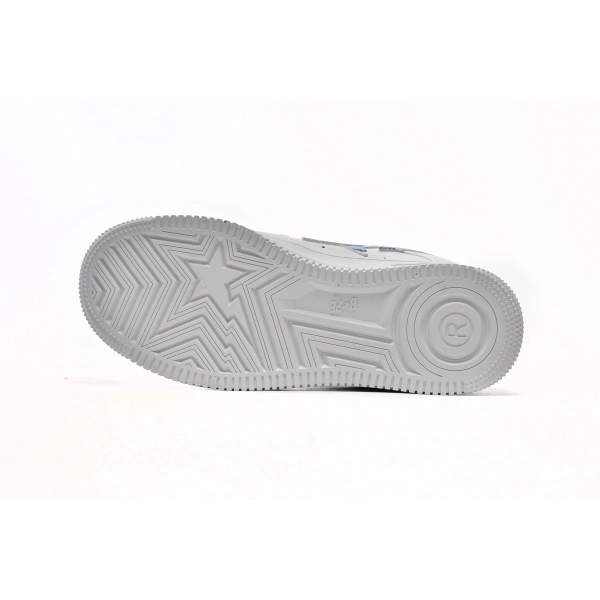 A Bathing Ape Bape Sta Low White ABC Camo Blue (2021) 1H20191045-BLU