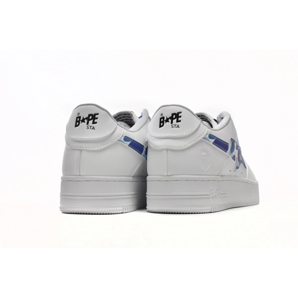 A Bathing Ape Bape Sta Low White ABC Camo Blue (2021) 1H20191045-BLU