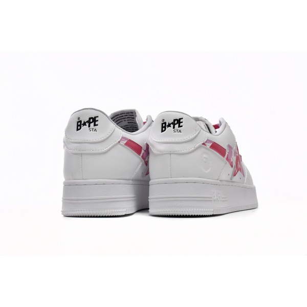 A Bathing Ape Bape Sta Low White ABC Camo Pink (2021) 1H20191045-PNK