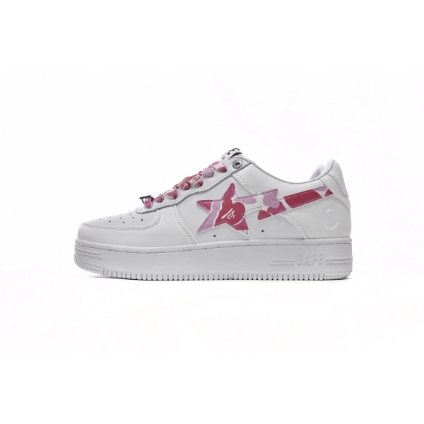 A Bathing Ape Bape Sta Low White ABC Camo Pink (2021) 1H20191045-PNK