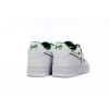 A Bathing Ape Bape Sta Patent Leather White Green 1J30-191-017/1J30-291-017