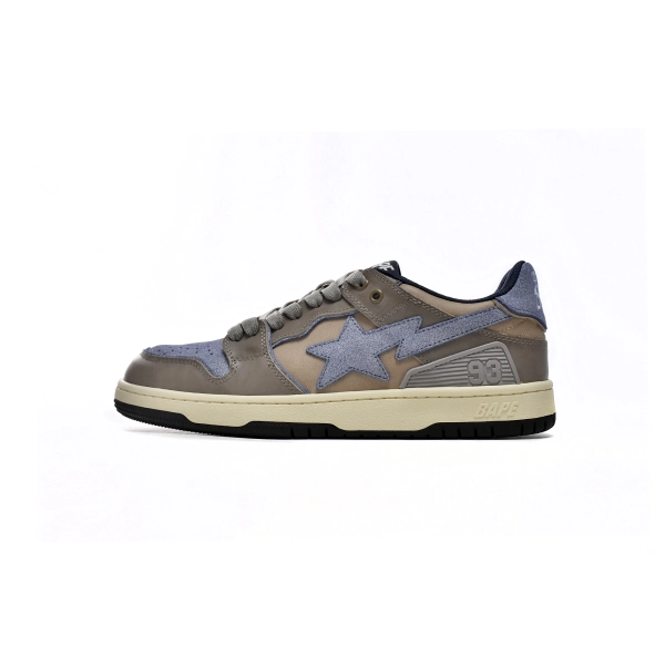 A Bathing Ape Bape SK8 Sta Vintage Beige Indigo 1120-291-019