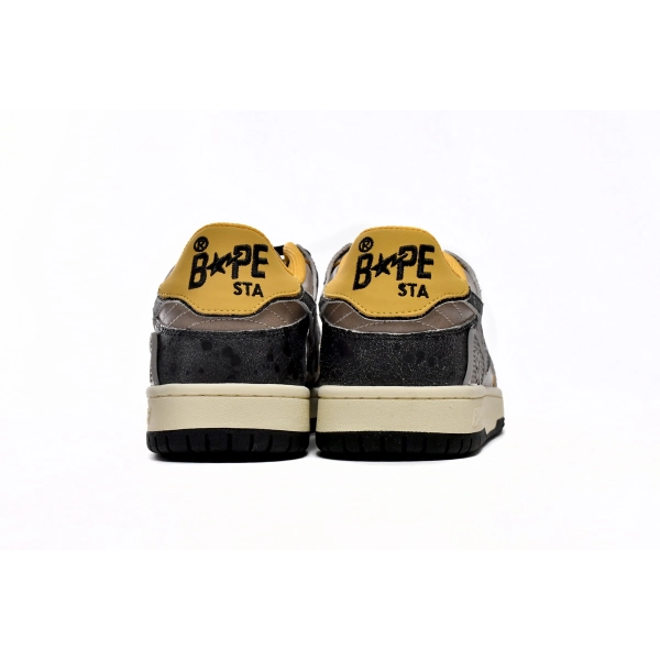 A Bathing Ape Bape SK8 Sta Vintage Black Yellow 1120-291-021