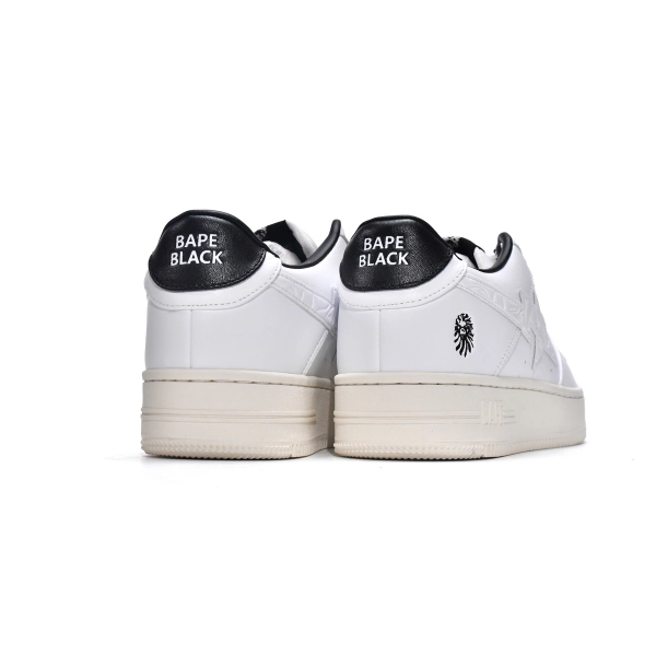 A Bathing Ape Bape Sta Black White Silver 1H70-191-022