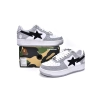 A Bathing Ape Bape Sta Low Grey Black 001FWH701002_WHT_A / 1H70-291-002