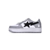 A Bathing Ape Bape Sta Low Grey Black 001FWH701002_WHT_A / 1H70-291-002