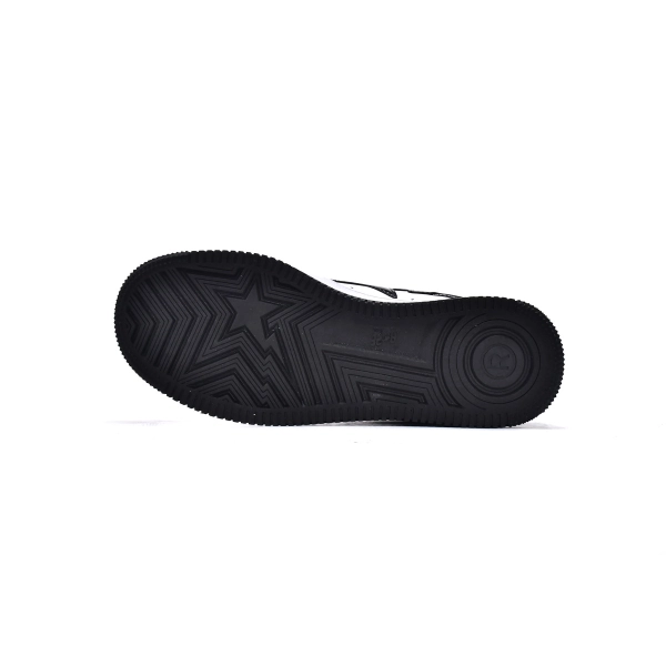 A Bathing Ape Bape Sta Patent Leather Black White 1I70-291-001/1I70-191-002