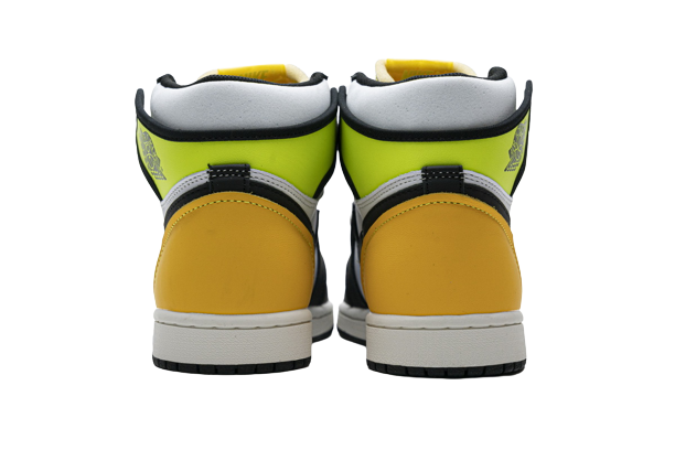 Jordan 1 Retro High White Black Volt University Gold 555088-118