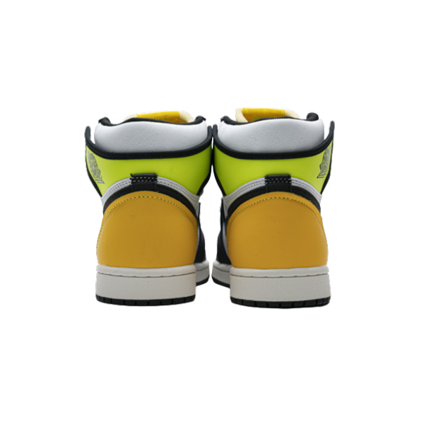 Jordan 1 Retro High White Black Volt University Gold 555088-118