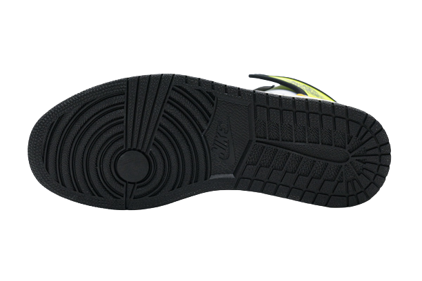 Jordan 1 Retro High White Black Volt University Gold 555088-118