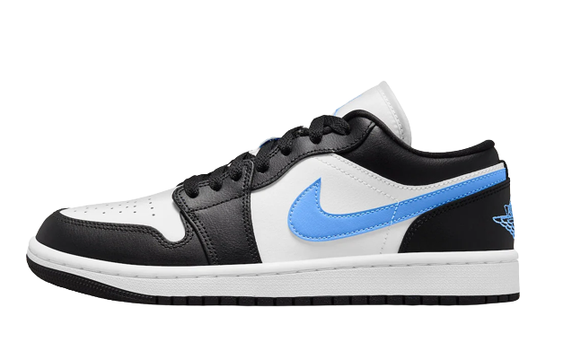 Jordan 1 Low Black University Blue White  DC0774-041