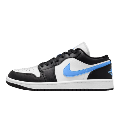 Jordan 1 Low Black University Blue White  DC0774-041