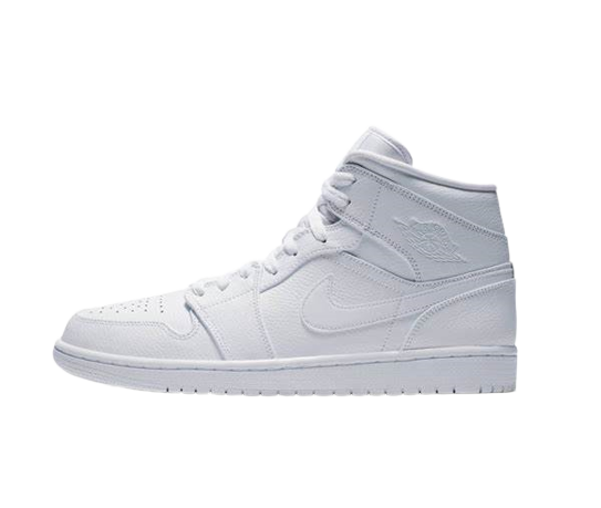 Jordan 1 Mid Triple White (2019) 554724-129 