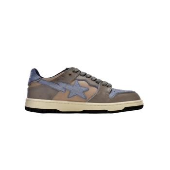 A Bathing Ape Bape SK8 Sta Vintage Beige Indigo 1120-291-019