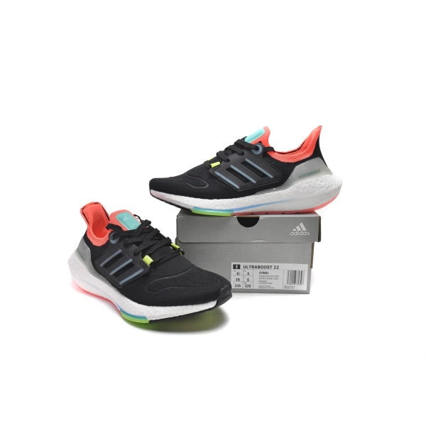 Adidas Ultra Boost 22 Black Sky Rush Turbo  GY8681