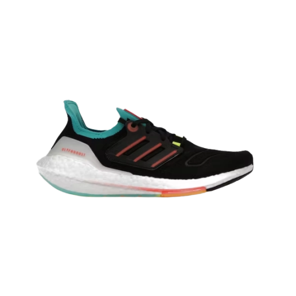 Adidas Ultra Boost 22 Black Turbo Mint Rust GX5497