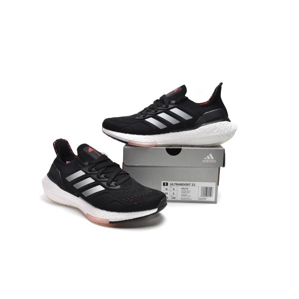 Adidas Ultra Boost 22 Heat.Rdy Core Black Clear Orange  H01174