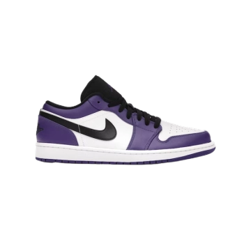 Jordan 1 Low Court Purple White 553558-500